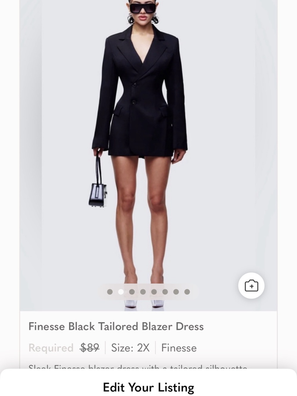 Zila Black Suiting Hourglass Blazer